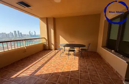 شقة - غرفة نوم - 2 حمامات للايجار في طريق بورتو الغربي - بورتو أرابيا - جزيرة اللؤلؤة - الدوحة