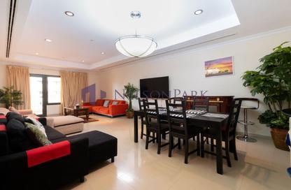 Apartment - 1 Bedroom - 2 Bathrooms for rent in East Porto Drive - Porto Arabia - The Pearl Island - Doha