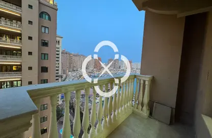 Apartment - 2 Bedrooms - 3 Bathrooms for rent in East Porto Drive - Porto Arabia - The Pearl Island - Doha