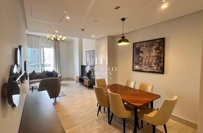 Apartment - 2 Bedrooms - 3 Bathrooms for rent in Lusail Marina Heights - Marina District - Lusail