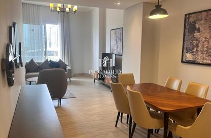 Apartment - 2 Bedrooms - 3 Bathrooms for rent in Lusail Marina Heights - Marina District - Lusail