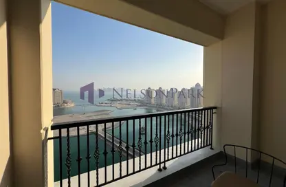 شقة - غرفة نوم - 2 حمامات للايجار في فيفا سنترال - فيفا بحرية - جزيرة اللؤلؤة - الدوحة