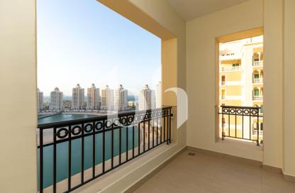 Apartment - 2 Bedrooms - 3 Bathrooms for rent in Viva West - Viva Bahriyah - The Pearl Island - Doha