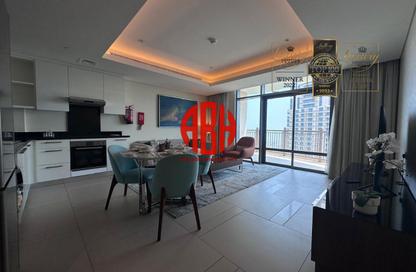 Apartment - 1 Bedroom - 1 Bathroom for rent in Abraj Bay - Abraj Quartiers - The Pearl Island - Doha