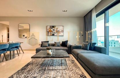 Apartment - 2 Bedrooms - 3 Bathrooms for rent in Lusail Marina Heights - Marina District - Lusail