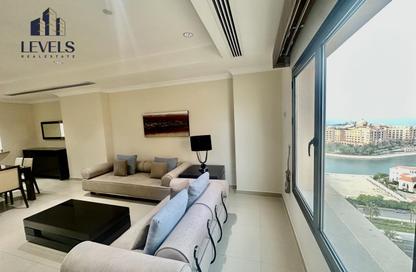 Apartment - 1 Bedroom - 2 Bathrooms for rent in East Porto Drive - Porto Arabia - The Pearl Island - Doha