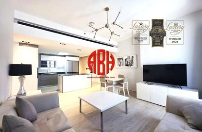 Apartment - 1 Bedroom - 2 Bathrooms for rent in Lusail Marina Heights - Marina District - Lusail Apartment - 1 Bedroom - 2 Bathrooms for rent in Lusail Marina Heights - Marina District - Lusail