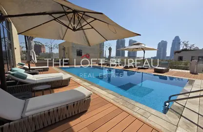 Apartment - 1 Bedroom - 2 Bathrooms for rent in Crystal Residence - Gewan Island - The Pearl Island - Doha