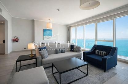 Hotel Apartments - 1 Bedroom - 2 Bathrooms for rent in The Residence Tower - Diplomatic Street - West Bay - Doha