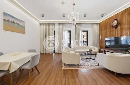 Apartment - 1 Bedroom - 2 Bathrooms for rent in Mercato - Qanat Quartier - The Pearl Island - Doha