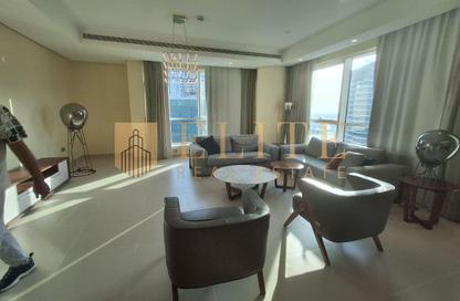 Apartment - 2 - 2 for rent in Lusail Marina Heights - Marina District - Lusail