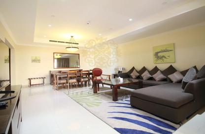 Hotel Apartments - 2 Bedrooms - 2 Bathrooms for rent in Tower 16 - Porto Arabia - The Pearl Island - Doha Hotel Apartments - 2 Bedrooms - 2 Bathrooms for rent in Tower 16 - Porto Arabia - The Pearl Island - Doha