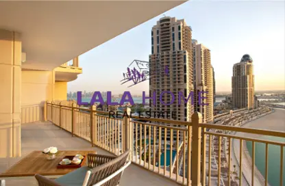 Apartment - 1 Bedroom - 2 Bathrooms for rent in Abraj Bay - Abraj Quartiers - The Pearl Island - Doha