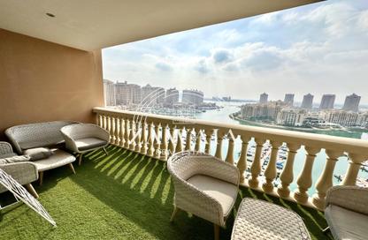 Apartment - 2 Bedrooms - 3 Bathrooms for rent in East Porto Drive - Porto Arabia - The Pearl Island - Doha