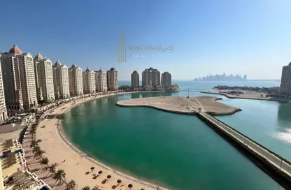 Apartment - 1 Bedroom - 2 Bathrooms for rent in Viva West - Viva Bahriyah - The Pearl Island - Doha