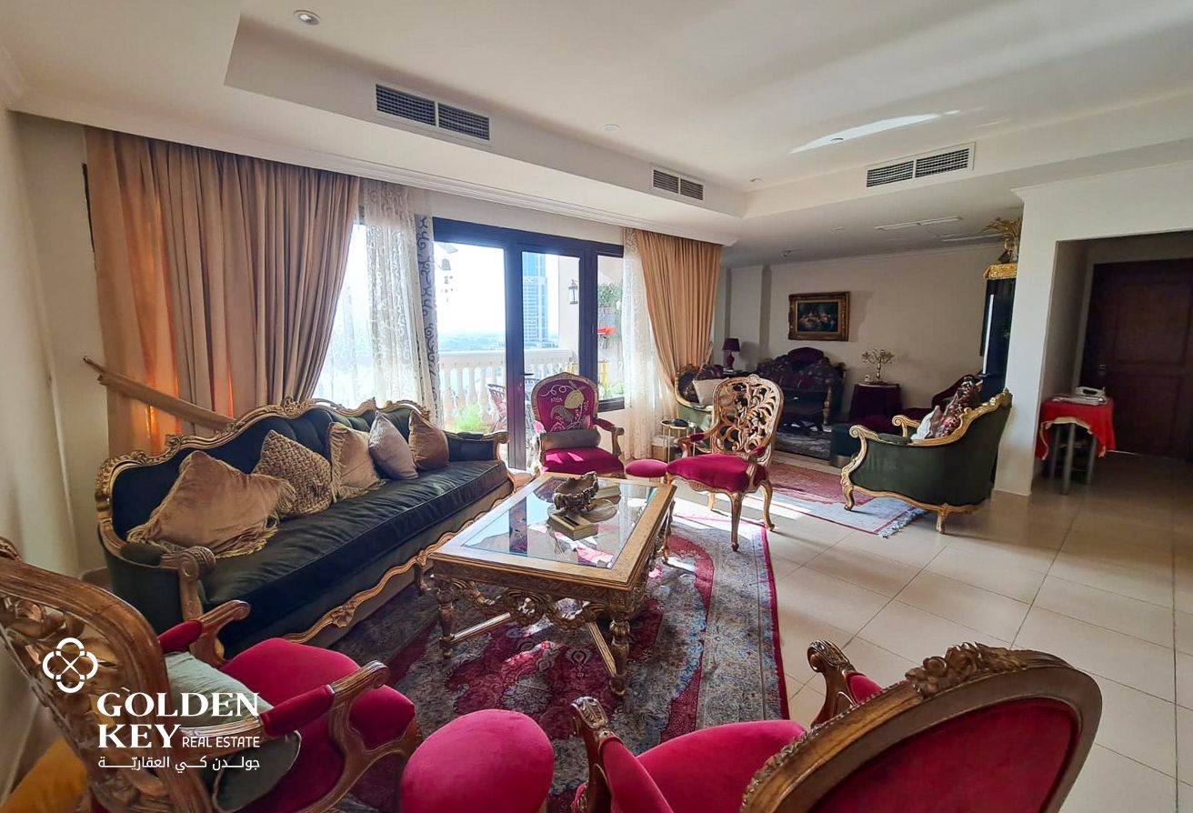 Spacious Layout | Furnished 3BR+Maid | Sea View