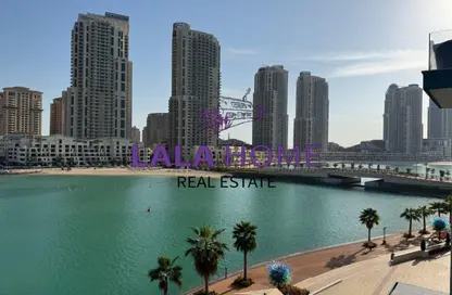 شقة - غرفة نوم - 2 حمامات للايجار في كريستال ريزيدنس - جزيرة جيوان - جزيرة اللؤلؤة - الدوحة