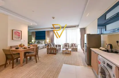 Hotel Apartments - 1 Bedroom - 2 Bathrooms for rent in Al Sadd Road - Al Sadd - Doha