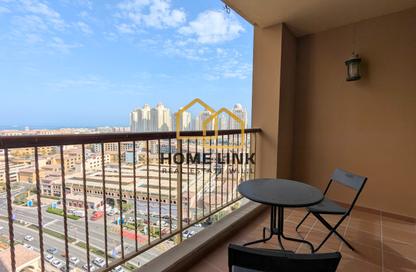 Apartment - 1 Bedroom - 2 Bathrooms for rent in West Porto Drive - Porto Arabia - The Pearl Island - Doha Apartment - 1 Bedroom - 2 Bathrooms for rent in West Porto Drive - Porto Arabia - The Pearl Island - Doha