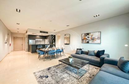 Apartment - 2 Bedrooms - 3 Bathrooms for rent in Lusail Marina Heights - Marina District - Lusail