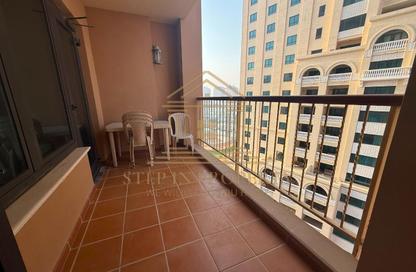 Apartment - 1 Bedroom - 2 Bathrooms for rent in West Porto Drive - Porto Arabia - The Pearl Island - Doha Apartment - 1 Bedroom - 2 Bathrooms for rent in West Porto Drive - Porto Arabia - The Pearl Island - Doha