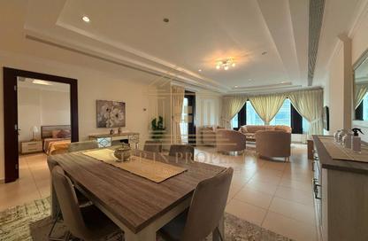 Apartment - 1 Bedroom - 2 Bathrooms for rent in West Porto Drive - Porto Arabia - The Pearl Island - Doha Apartment - 1 Bedroom - 2 Bathrooms for rent in West Porto Drive - Porto Arabia - The Pearl Island - Doha