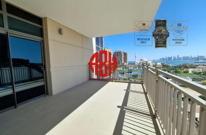 Apartment - 3 Bedrooms - 4 Bathrooms for rent in Abraj Bay - Abraj Quartiers - The Pearl Island - Doha