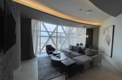 Apartment - 1 Bedroom - 2 Bathrooms for rent in Lusail Marina Heights - Marina District - Lusail