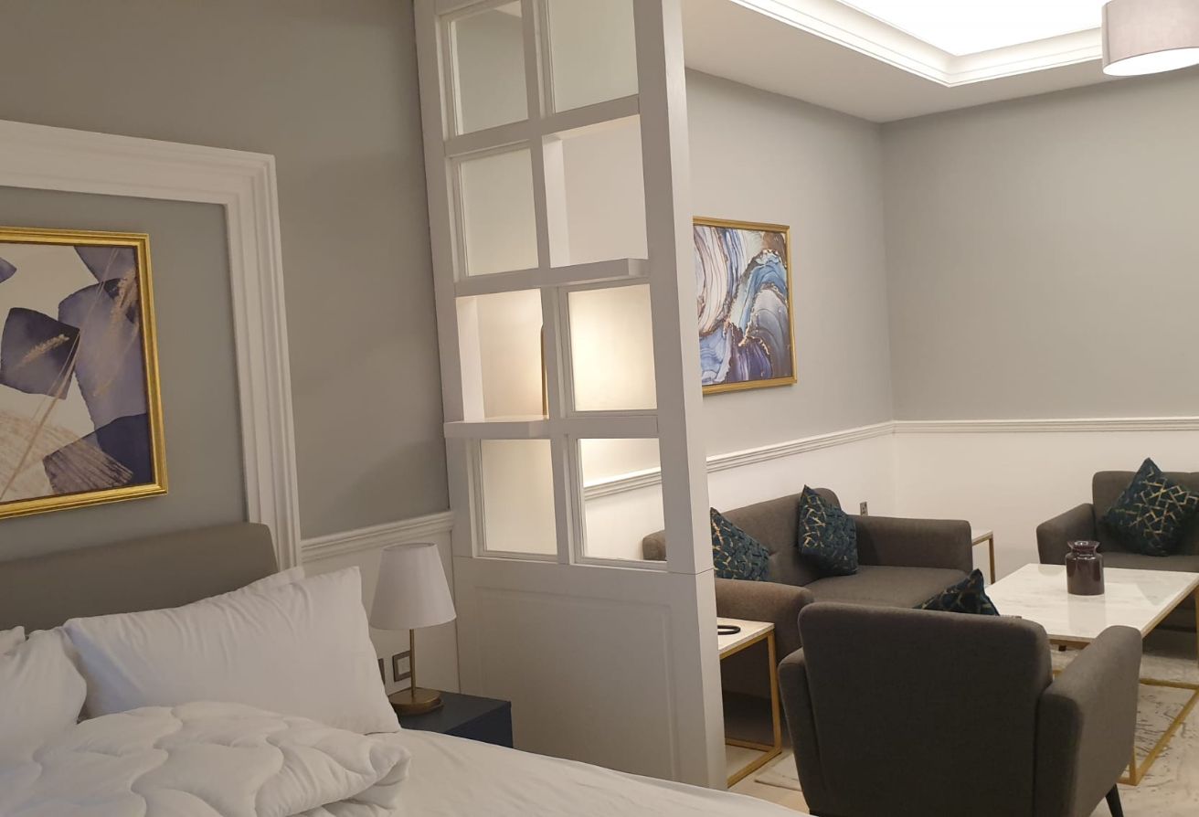 Furnished Studio Apartment in Al Sadd with Parking