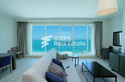 شقة - غرفة نوم - 2 حمامات للبيع في برج وست باي - الخليج الجنوبي - الخليج الغربي - الدوحة