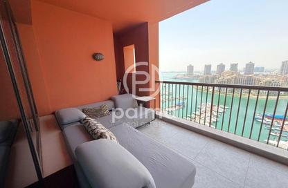 Apartment - 2 Bedrooms - 3 Bathrooms for rent in East Porto Drive - Porto Arabia - The Pearl Island - Doha