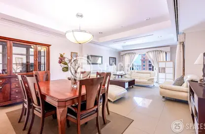 Apartment - 1 Bedroom - 2 Bathrooms for rent in East Porto Drive - Porto Arabia - The Pearl Island - Doha