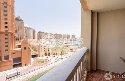 Apartment - 1 Bedroom - 2 Bathrooms for rent in East Porto Drive - Porto Arabia - The Pearl Island - Doha