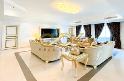 (بنتهاوس  (روف - 4 غرف نوم - 7 حمامات للايجار في طريق بورتو الشرقي - بورتو أرابيا - جزيرة اللؤلؤة - الدوحة