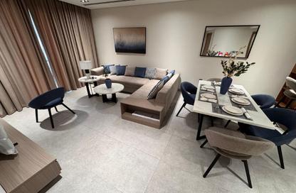 Apartment - 1 Bedroom - 2 Bathrooms for rent in Lusail Marina Heights - Marina District - Lusail