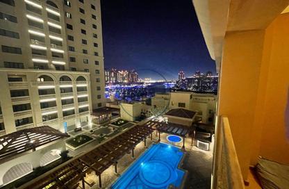 Apartment - Studio - 1 for rent in Porto Arabia - The Pearl Island - Doha Apartment - Studio - 1 for rent in Porto Arabia - The Pearl Island - Doha