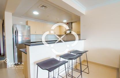Apartment - Studio - 1 for rent in West Porto Drive - Porto Arabia - The Pearl Island - Doha