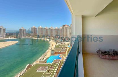 Apartment - 3 Bedrooms - 4 Bathrooms for rent in Viva Central - Viva Bahriyah - The Pearl Island - Doha