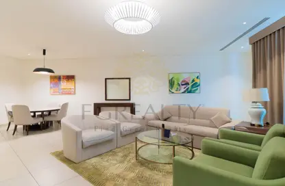 شقة - 2 غرف نوم - 3 حمامات للايجار في شارع الروابي - المنتزه - الدوحة