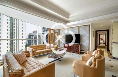 Hotel Apartments - 3 Bedrooms - 4 Bathrooms for rent in West Bay Tower - West Bay - West Bay - Doha