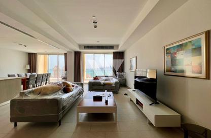 Apartment - 3 Bedrooms - 5 Bathrooms for rent in Viva East - Viva Bahriyah - The Pearl Island - Doha Apartment - 3 Bedrooms - 5 Bathrooms for rent in Viva East - Viva Bahriyah - The Pearl Island - Doha