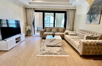 Apartment - 1 Bedroom - 2 Bathrooms for rent in East Porto Drive - Porto Arabia - The Pearl Island - Doha Apartment - 1 Bedroom - 2 Bathrooms for rent in East Porto Drive - Porto Arabia - The Pearl Island - Doha