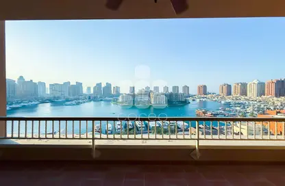 Apartment - 2 Bedrooms - 3 Bathrooms for rent in Burj Eleganté - Porto Arabia - The Pearl Island - Doha
