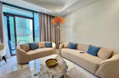 Apartment - 2 Bedrooms - 3 Bathrooms for rent in Lusail Marina Heights - Marina District - Lusail