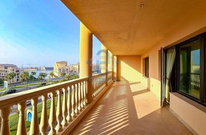 Apartment - 1 Bedroom - 2 Bathrooms for rent in East Porto Drive - Porto Arabia - The Pearl Island - Doha Apartment - 1 Bedroom - 2 Bathrooms for rent in East Porto Drive - Porto Arabia - The Pearl Island - Doha