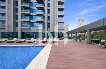 Apartment - 1 - 2 for rent in Lusail Marina Heights - Marina District - Lusail