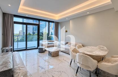 Apartment - 1 - 2 for rent in Lusail Marina Heights - Marina District - Lusail