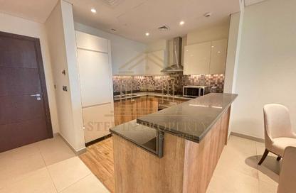 Apartment - 1 Bedroom - 2 Bathrooms for rent in Lusail Marina Heights - Marina District - Lusail