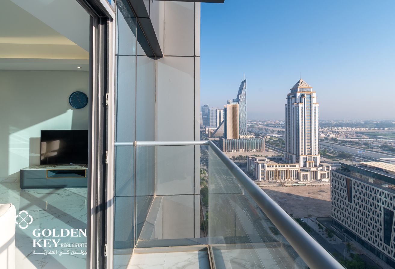 High Floor | Furnished 2BR with Balcony in Lusail