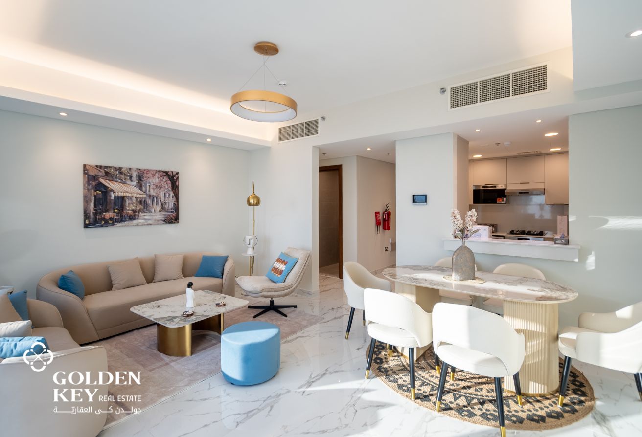 High Floor | Furnished 2BR with Balcony in Lusail